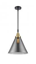 Innovations Lighting 447-1S-BAB-G43-L - Cone - 1 Light - 12 inch - Black Antique Brass - Mini Pendant