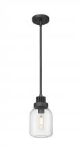 Innovations Lighting 472-1S-WZ-G472-6CL - Somers - 1 Light - 6 inch - Weathered Zinc - Pendant