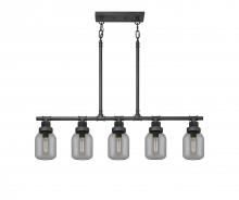 Innovations Lighting 472-5I-WZ-G472-6SM - Somers - 5 Light - 43 inch - Weathered Zinc - Linear Pendant