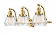 Innovations Lighting 515-3W-SG-G172 - Fulton - 3 Light - 28 inch - Satin Gold - Bath Vanity Light