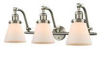 Innovations Lighting 515-3W-SN-G61 - Cone - 3 Light - 28 inch - Brushed Satin Nickel - Bath Vanity Light