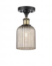 Innovations Lighting 516-1C-BAB-G559-5ME - Bridal Veil - 1 Light - 5 inch - Black Antique Brass - Semi-Flush Mount