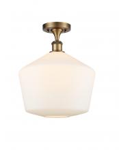 Innovations Lighting 516-1C-BB-G651-12 - Cindyrella - 1 Light - 12 inch - Brushed Brass - Semi-Flush Mount