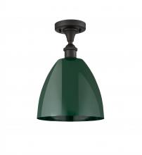 Innovations Lighting 516-1C-OB-MBD-9-GR - Plymouth - 1 Light - 9 inch - Oil Rubbed Bronze - Semi-Flush Mount