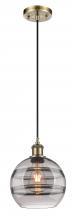 Innovations Lighting 516-1P-AB-G556-8SM - Rochester - 1 Light - 8 inch - Antique Brass - Cord hung - Mini Pendant