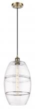 Innovations Lighting 516-1P-AB-G557-10CL - Vaz - 1 Light - 10 inch - Antique Brass - Cord hung - Mini Pendant