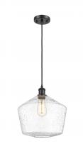 Innovations Lighting 516-1P-BK-G654-12 - Cindyrella - 1 Light - 12 inch - Matte Black - Cord hung - Mini Pendant