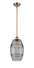 Innovations Lighting 516-1S-AC-G557-8SM - Vaz - 1 Light - 8 inch - Antique Copper - Mini Pendant