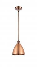 Innovations Lighting 516-1S-AC-MBD-75-AC - Bristol - 1 Light - 8 inch - Antique Copper - Pendant