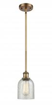 Innovations Lighting 516-1S-BB-G259 - Caledonia - 1 Light - 5 inch - Brushed Brass - Mini Pendant