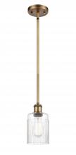 Innovations Lighting 516-1S-BB-G342 - Hadley - 1 Light - 5 inch - Brushed Brass - Mini Pendant