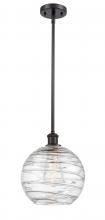 Innovations Lighting 516-1S-OB-G1213-10 - Athens Deco Swirl - 1 Light - 10 inch - Oil Rubbed Bronze - Mini Pendant