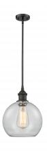 Innovations Lighting 516-1S-OB-G122-LED - Athens - 1 Light - 8 inch - Oil Rubbed Bronze - Mini Pendant