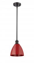Innovations Lighting 516-1S-OB-MBD-75-RD - Plymouth - 1 Light - 8 inch - Oil Rubbed Bronze - Pendant