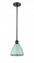 Innovations Lighting 516-1S-OB-MBD-75-SF - Plymouth - 1 Light - 8 inch - Oil Rubbed Bronze - Pendant