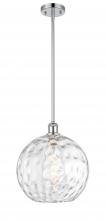 Innovations Lighting 516-1S-PC-G1215-12 - Athens Water Glass - 1 Light - 12 inch - Polished Chrome - Mini Pendant