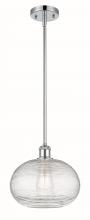 Innovations Lighting 516-1S-PC-G555-10CL - Ithaca - 1 Light - 10 inch - Polished Chrome - Mini Pendant