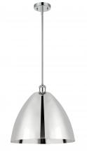 Innovations Lighting 516-1S-PC-MBD-16-PC - Bristol - 1 Light - 16 inch - Polished Chrome - Pendant