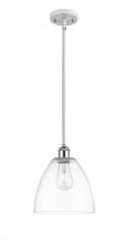 Innovations Lighting 516-1S-WPC-GBD-92 - Bristol - 1 Light - 9 inch - White Polished Chrome - Mini Pendant