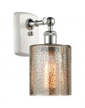 Innovations Lighting 516-1W-WPC-G116-LED - Cobbleskill - 1 Light - 5 inch - White Polished Chrome - Sconce