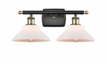 Innovations Lighting 516-2W-BAB-G131-LED - Orwell - 2 Light - 18 inch - Black Antique Brass - Bath Vanity Light