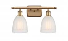 Innovations Lighting 516-2W-BB-G441-LED - Brookfield - 2 Light - 16 inch - Brushed Brass - Bath Vanity Light