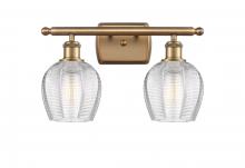 Innovations Lighting 516-2W-BB-G462-6-LED - Norfolk - 2 Light - 16 inch - Brushed Brass - Bath Vanity Light