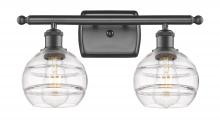Innovations Lighting 516-2W-OB-G556-6CL - Rochester - 2 Light - 16 inch - Oil Rubbed Bronze - Bath Vanity Light