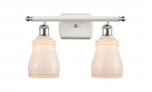 Innovations Lighting 516-2W-WPC-G391 - Ellery - 2 Light - 15 inch - White Polished Chrome - Bath Vanity Light