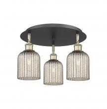 Innovations Lighting 516-3C-BAB-G559-5ME - Bridal Veil - 3 Light - 17 inch - Black Antique Brass - Flush Mount