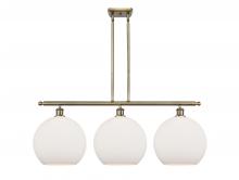 Innovations Lighting 516-3I-AB-G121-12 - Athens - 3 Light - 38 inch - Antique Brass - Stem Hung - Island Light