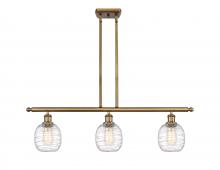 Innovations Lighting 516-3I-BB-G1013-LED - Belfast - 3 Light - 36 inch - Brushed Brass - Cord hung - Island Light