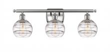 Innovations Lighting 516-3W-SN-G556-6CL - Rochester - 3 Light - 26 inch - Brushed Satin Nickel - Bath Vanity Light