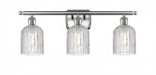 Innovations Lighting 516-3W-SN-G559-5CL - Bridal Veil - 3 Light - 25 inch - Brushed Satin Nickel - Bath Vanity Light