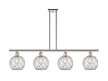 Innovations Lighting 516-4I-PN-G122-8RW-LED - Farmhouse Rope - 4 Light - 48 inch - Polished Nickel - Cord hung - Island Light