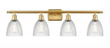 Innovations Lighting 516-4W-SG-G382 - Castile - 4 Light - 36 inch - Satin Gold - Bath Vanity Light