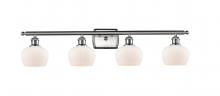 Innovations Lighting 516-4W-SN-G91 - Fenton - 4 Light - 37 inch - Brushed Satin Nickel - Bath Vanity Light