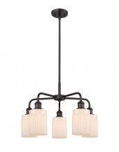 Innovations Lighting 516-5CR-OB-G341 - Hadley - 5 Light - 23 inch - Oil Rubbed Bronze - Chandelier