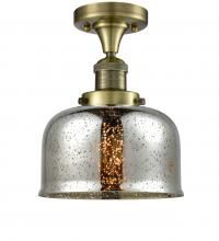 Innovations Lighting 517-1CH-AB-G78-LED - Bell - 1 Light - 8 inch - Antique Brass - Semi-Flush Mount