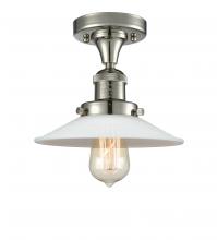 Innovations Lighting 517-1CH-PN-G1 - Halophane - 1 Light - 9 inch - Polished Nickel - Semi-Flush Mount