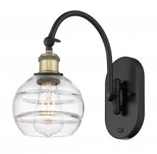 Innovations Lighting 518-1W-BAB-G556-6CL - Rochester - 1 Light - 6 inch - Black Antique Brass - Sconce