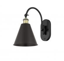 Innovations Lighting 518-1W-BAB-MBC-8-BK - Berkshire - 1 Light - 8 inch - Black Antique Brass - Sconce