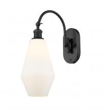 Innovations Lighting 518-1W-BK-G651-7 - Cindyrella - 1 Light - 7 inch - Matte Black - Sconce