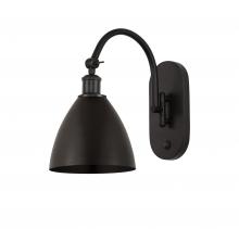 Innovations Lighting 518-1W-OB-MBD-75-OB - Bristol - 1 Light - 8 inch - Oil Rubbed Bronze - Sconce