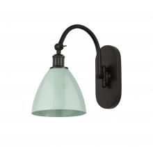 Innovations Lighting 518-1W-OB-MBD-75-SF - Plymouth - 1 Light - 8 inch - Oil Rubbed Bronze - Sconce