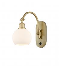 Innovations Lighting 518-1W-SG-G121-6 - Athens - 1 Light - 6 inch - Satin Gold - Sconce