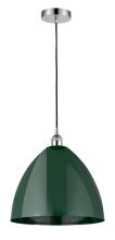 Innovations Lighting 616-1P-PC-MBD-16-GR - Plymouth - 1 Light - 16 inch - Polished Chrome - Cord hung - Mini Pendant