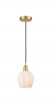 Innovations Lighting 616-1P-SG-G461-6-LED - Norfolk - 1 Light - 6 inch - Satin Gold - Cord hung - Mini Pendant