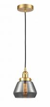 Innovations Lighting 616-1PH-SG-G173-LED - Fulton - 1 Light - 7 inch - Satin Gold - Cord hung - Mini Pendant