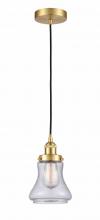 Innovations Lighting 616-1PH-SG-G194-LED - Bellmont - 1 Light - 6 inch - Satin Gold - Cord hung - Mini Pendant